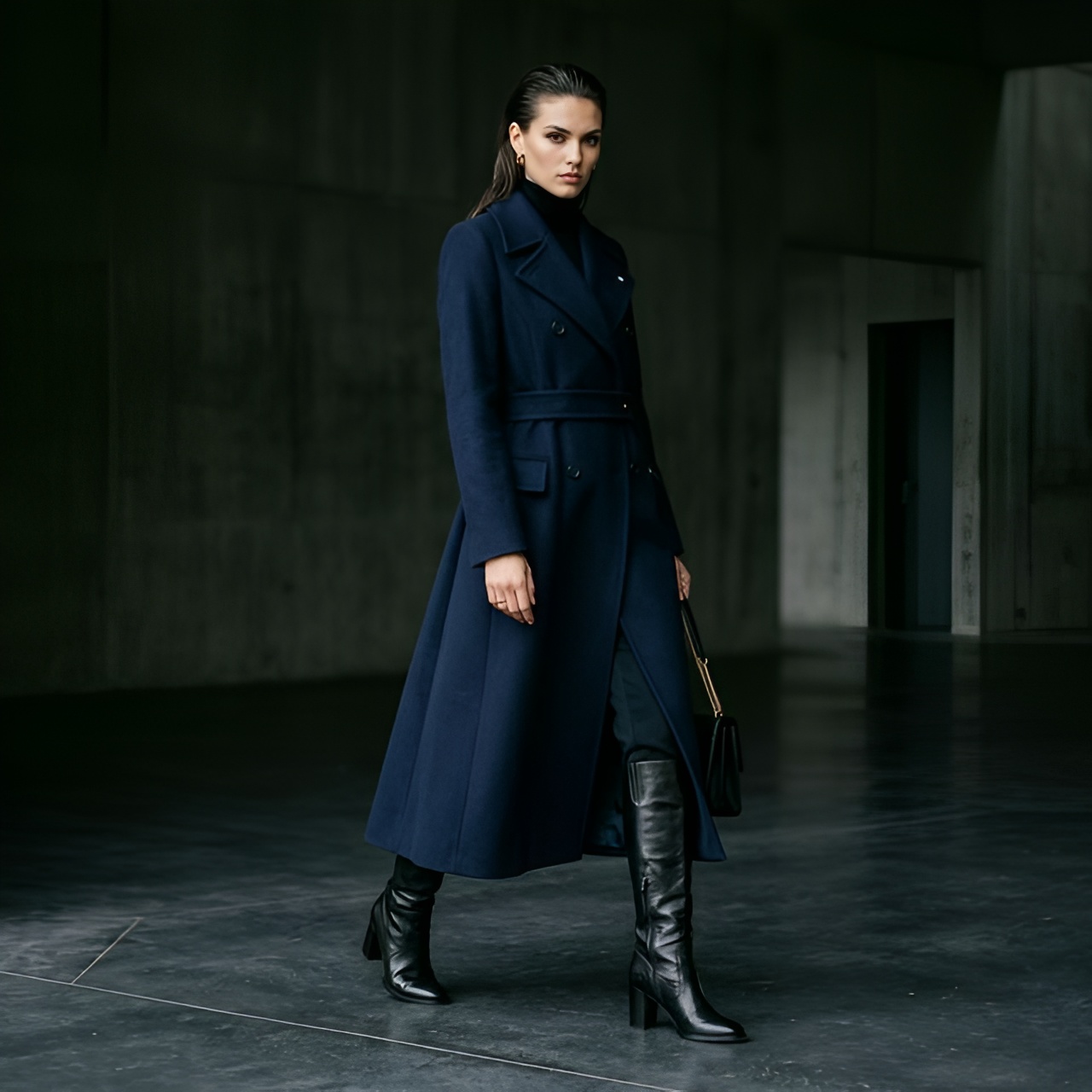 ThreadFash Dusk & Drape Look 1 - Navy Dusk Autumn Collection