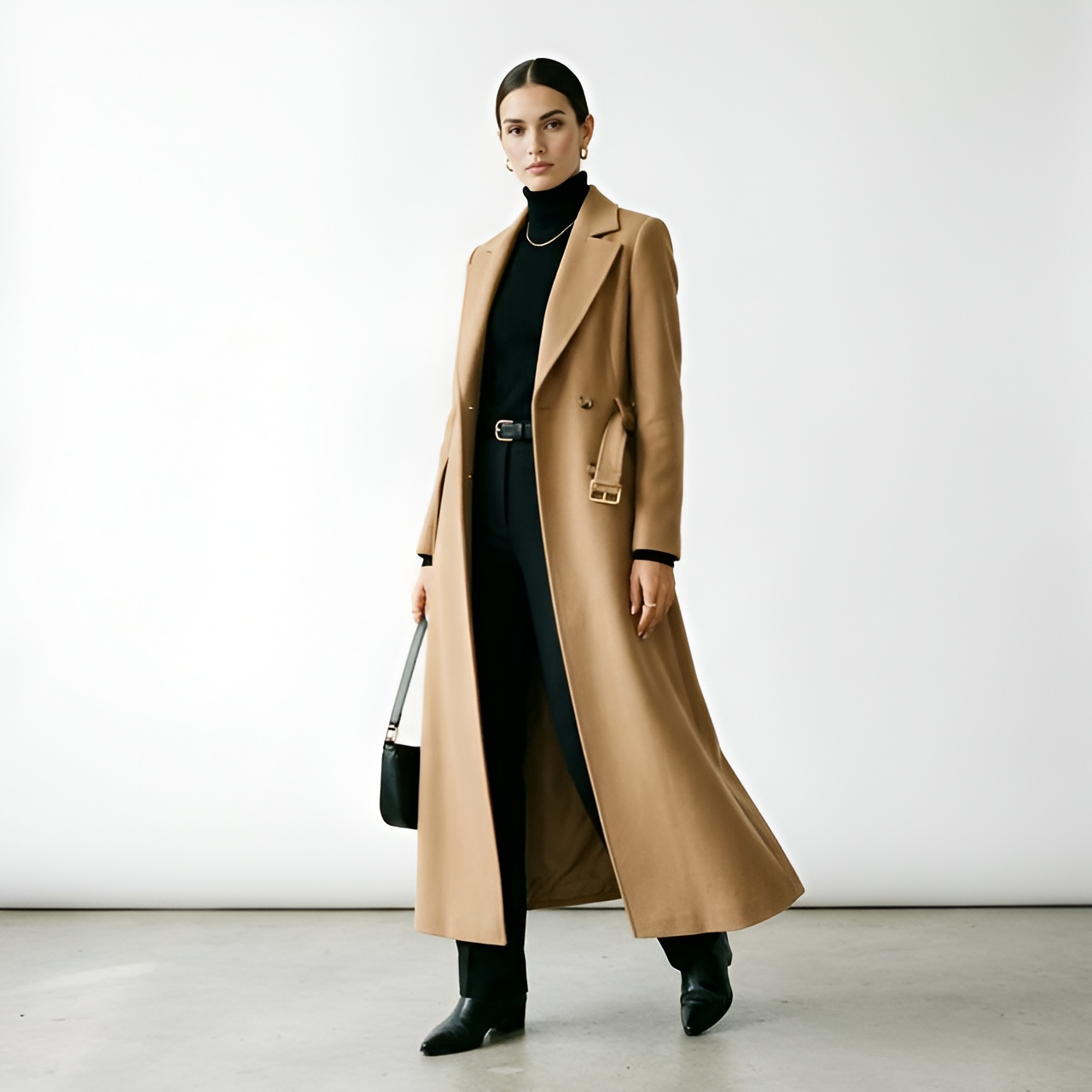ThreadFash Dusk & Drape Look 2 - Camel Drape Seasonal Clothing